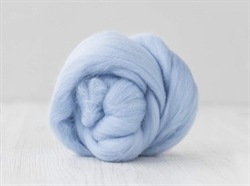 silke uld fibre pastel blaa